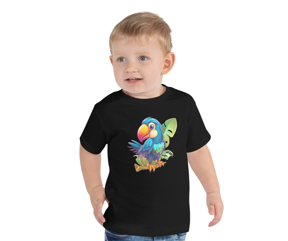 Cute toucan baby shirt - black