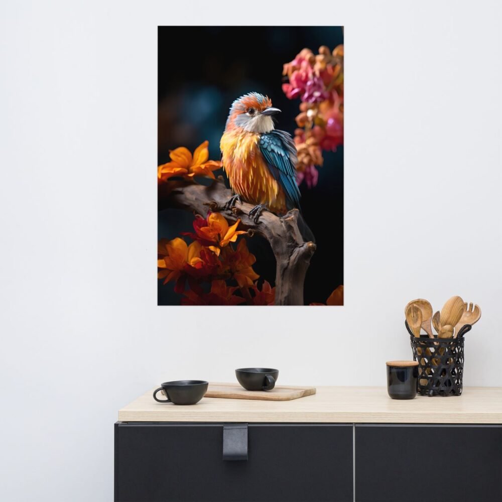 Colorful Bird Poster