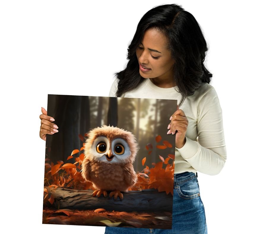 Cute Baby Owl Poster