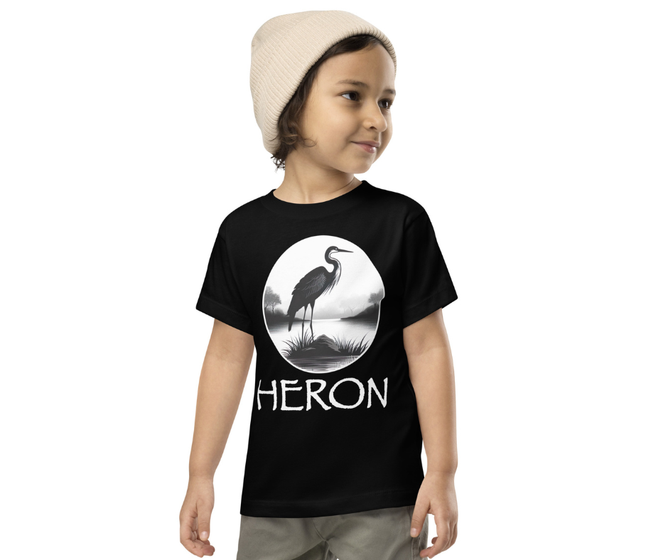 Heron Bird Toddler T-shirt