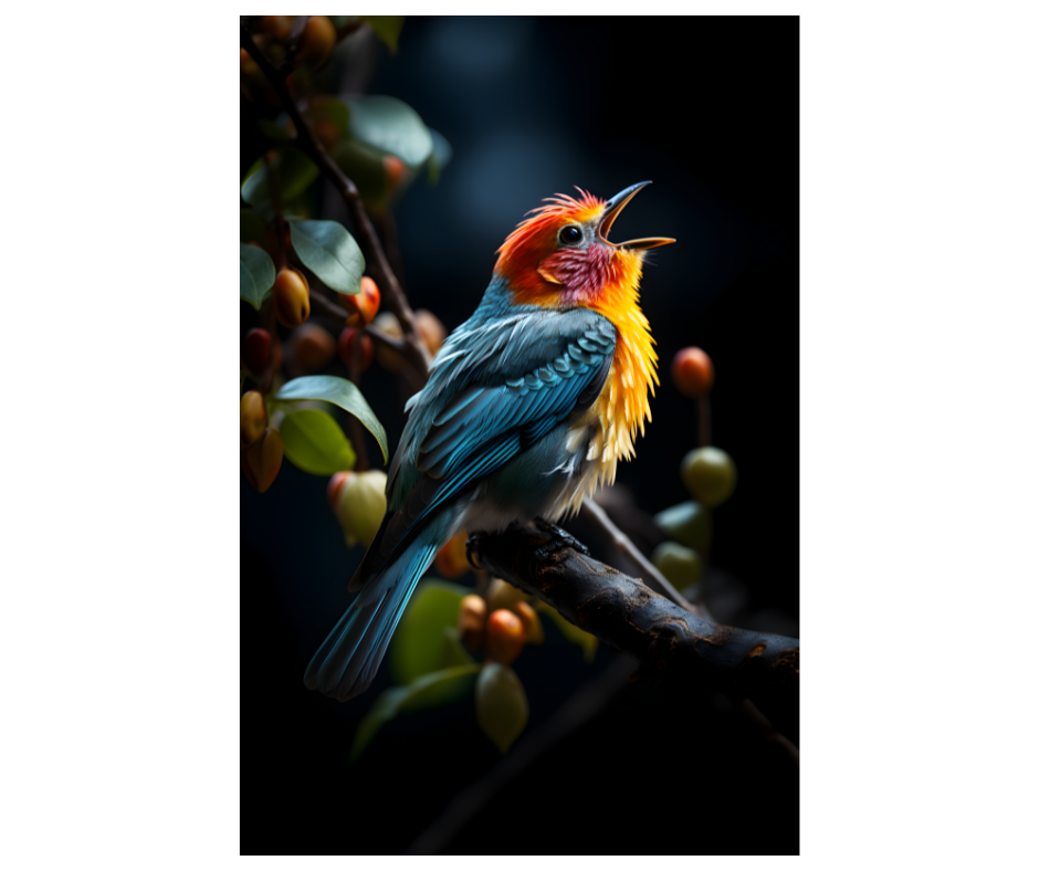 Tropical Harmony Rainbow Bird