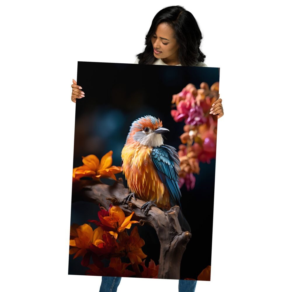 Colorful Bird Poster - Gift