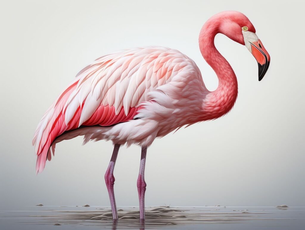 Pheonicopterus roseus Pink Flamingo