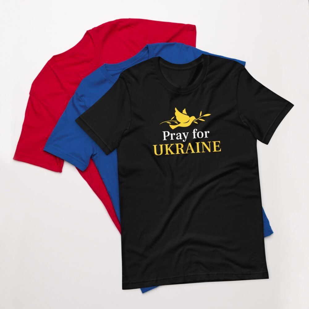 Pray for Ukraine: Dove of Peace T-shirt