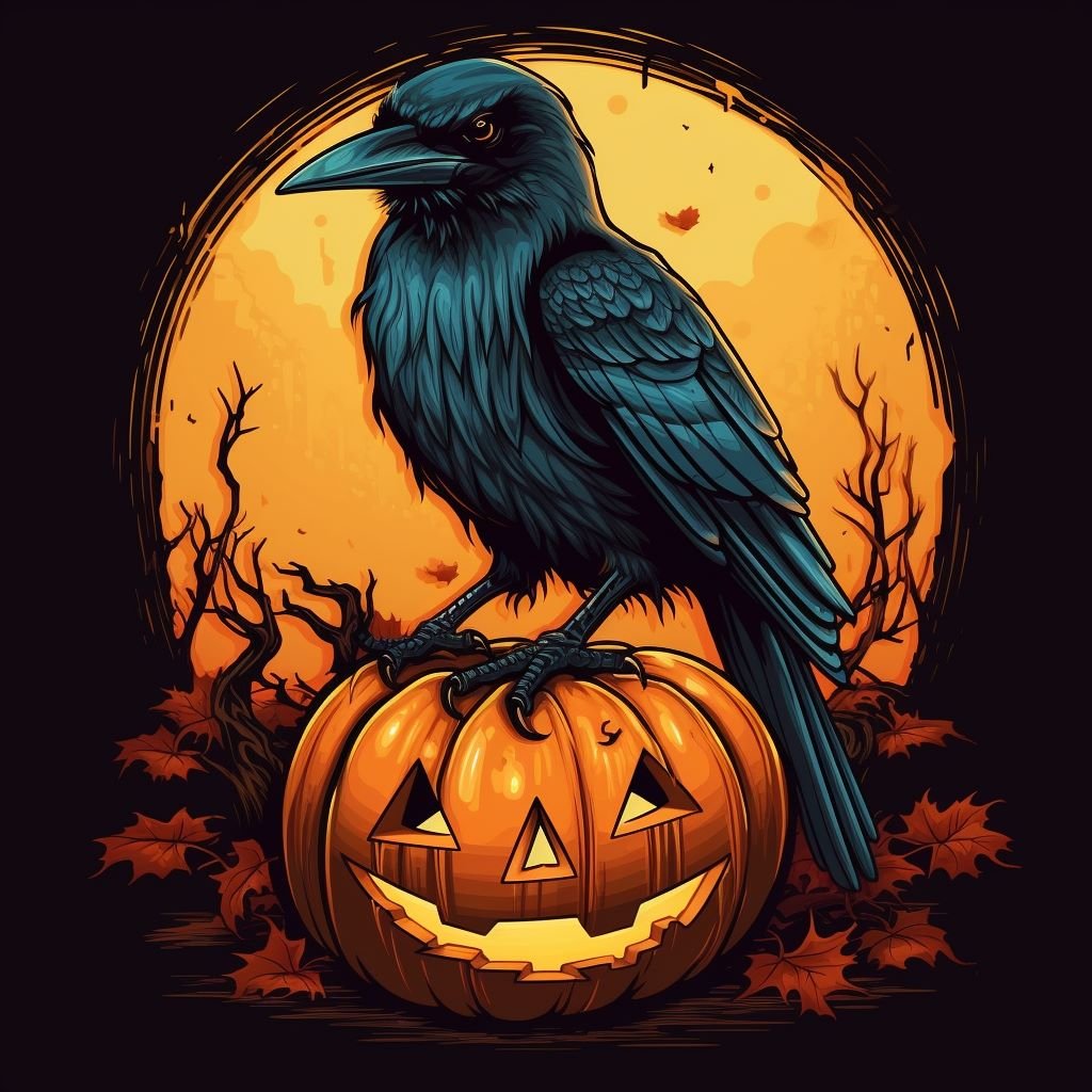 Halloween Crow Bird