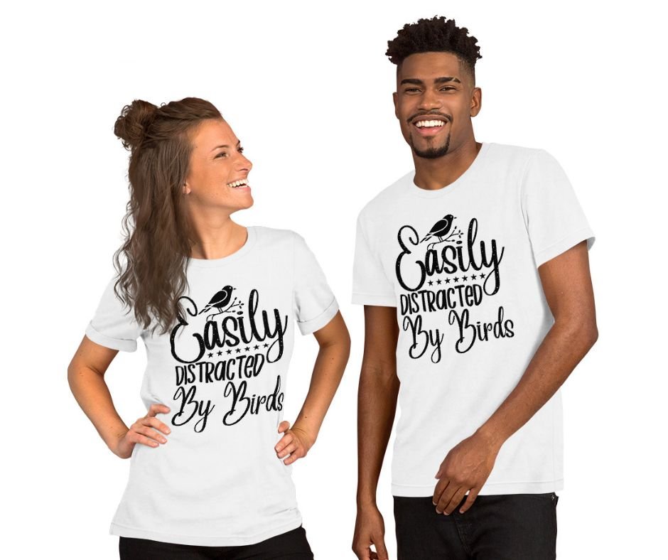 Easily Distracted By Birds Unisex T-shirt