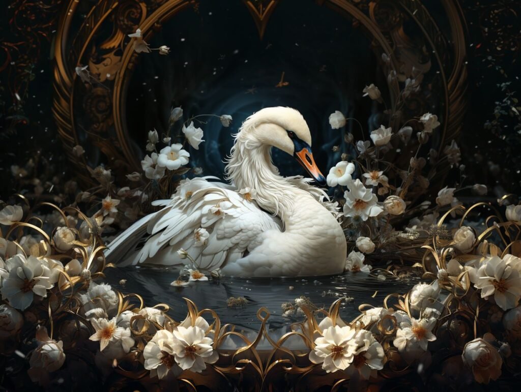 The swan, with its graceful elegance, has often been associated with love and beauty, making appearances in both Celtic and Scandinavian mythologies.