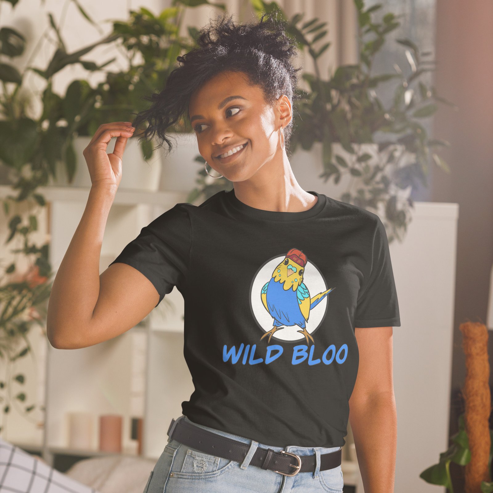 Wild Bloo Logo T-Shirt: Wear Your Love for Birds and Our Store!