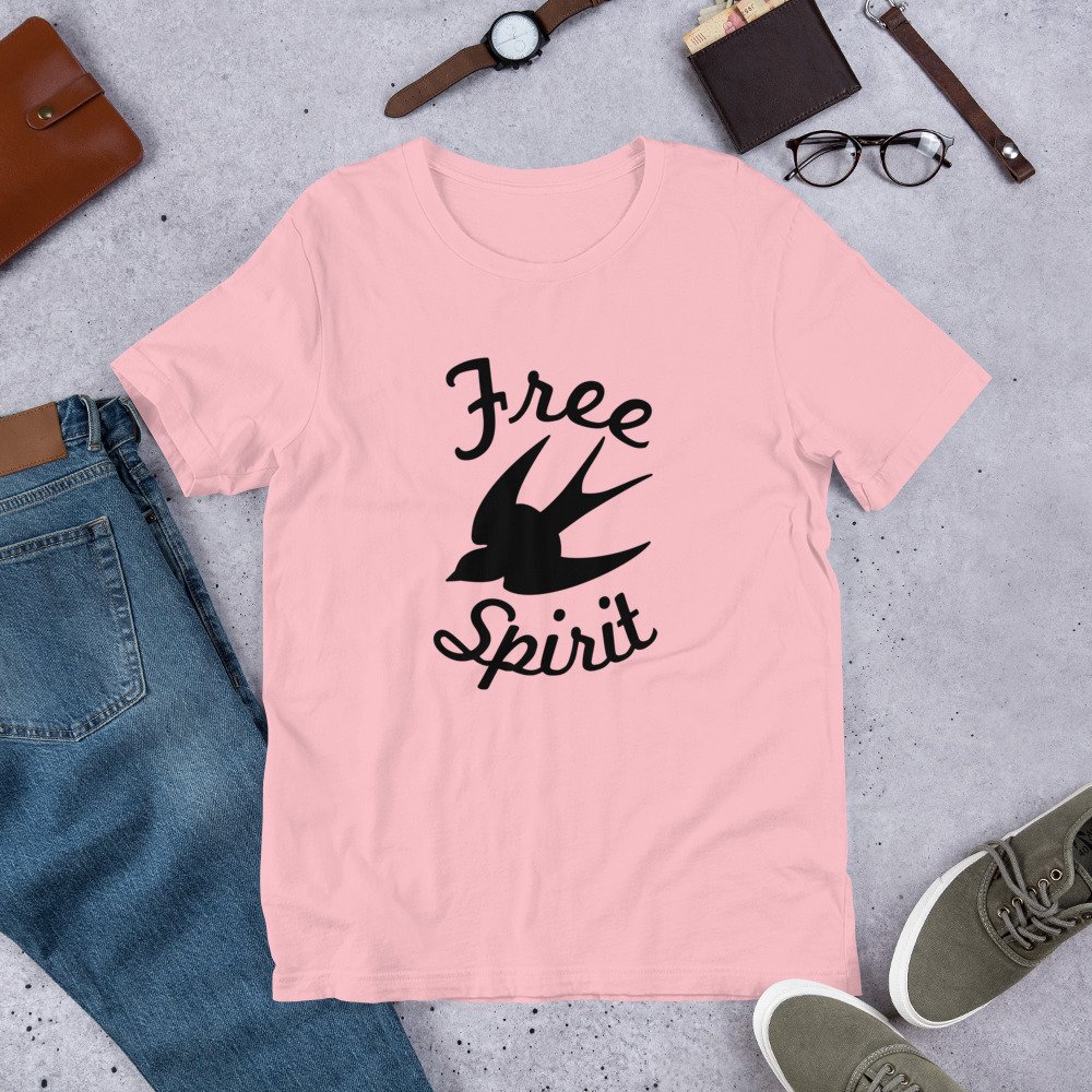 Free Spirit Swallow T-shirt - Embrace Freedom and Style