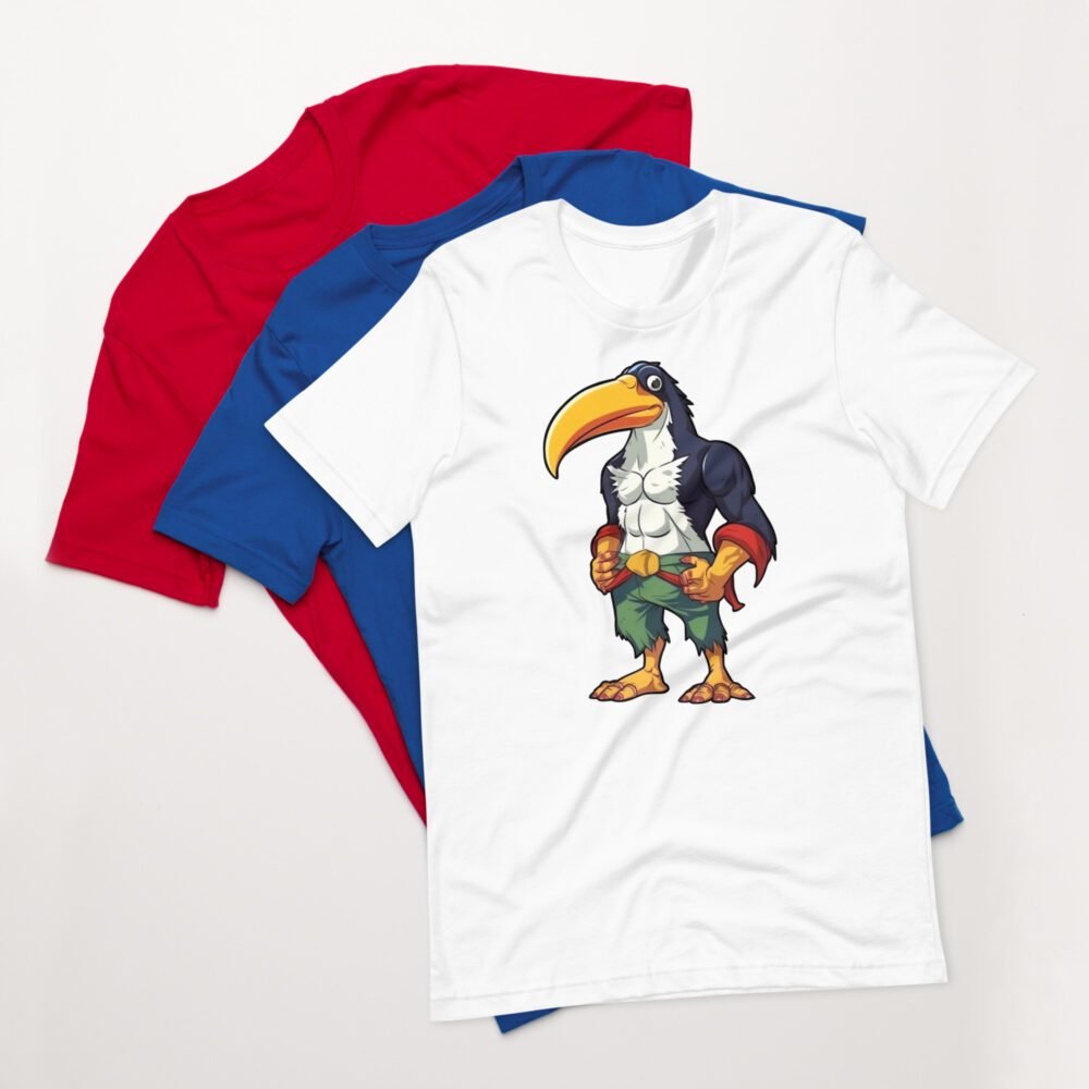 Muscle Toucan Gym Tee: A Feathered Flex for Fit Fellas!