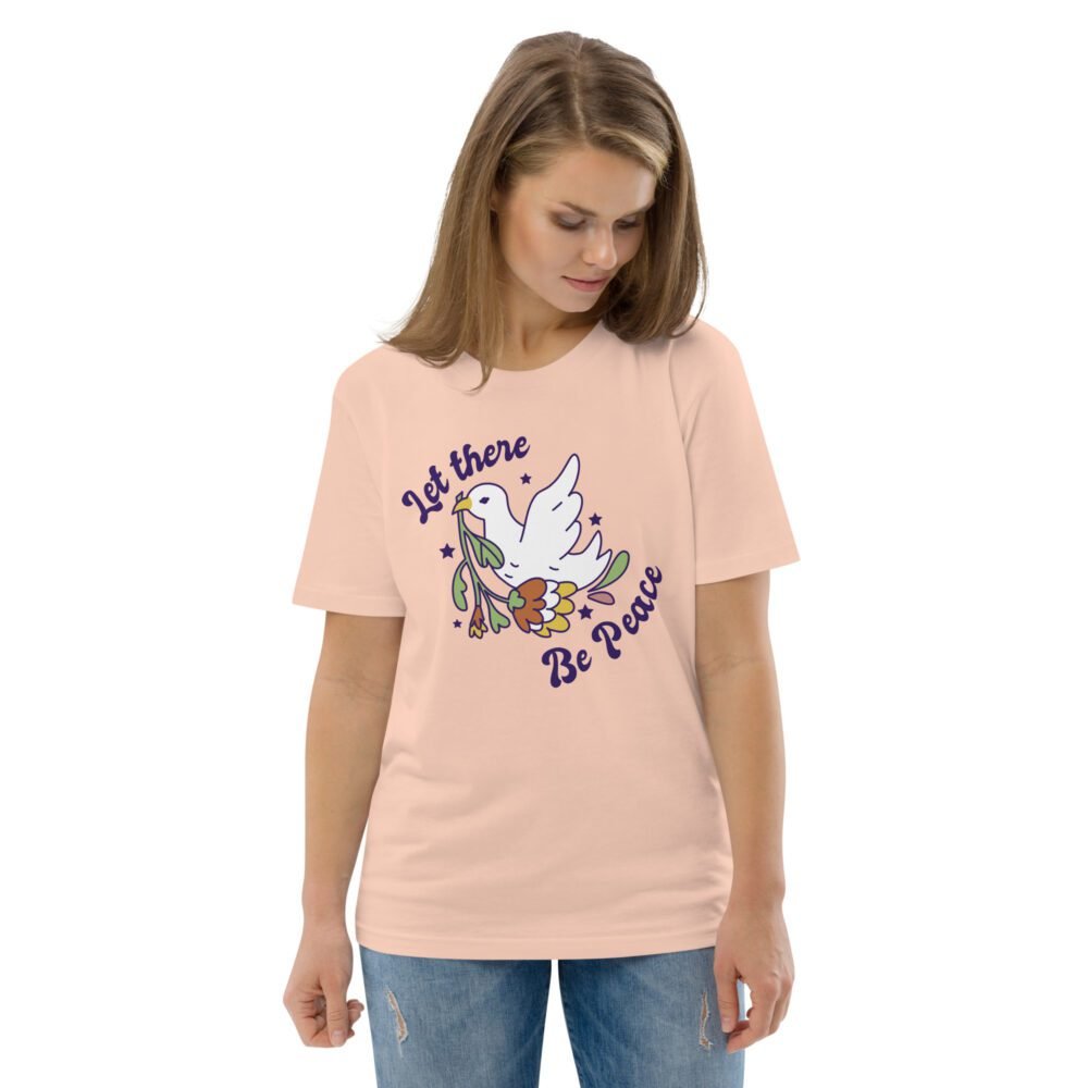 White Dove of Peace Organic Cotton Unisex T-Shirt