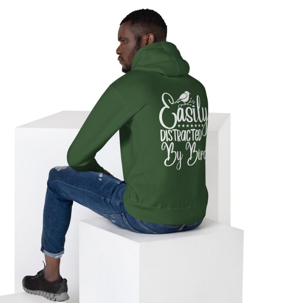 Easily Distracted By Birds Unisex Hoodie