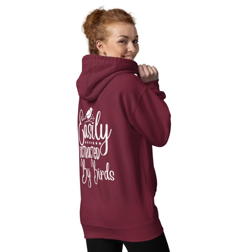 Easily Distracted By Birds Unisex Hoodie