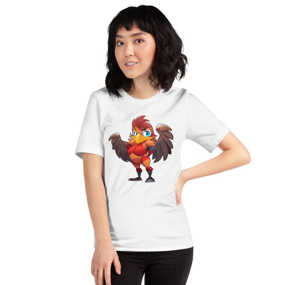 Muscle-Bird: Funny Workout Tee for Women