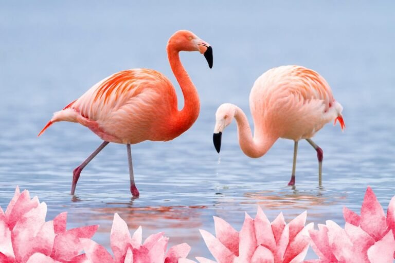 Flamingos Pink Birds