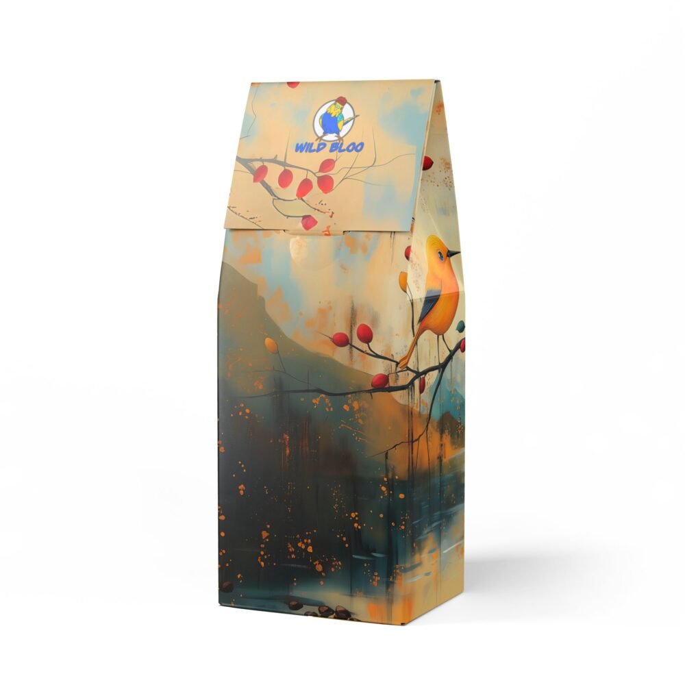 High Lakes Coffee Blend – Light Roast with Scenic Bird Artwork - Image 2