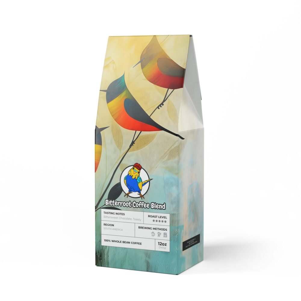 Bitterroot Coffee Blend: Bold Flavor, Striking Bird Art - Image 5