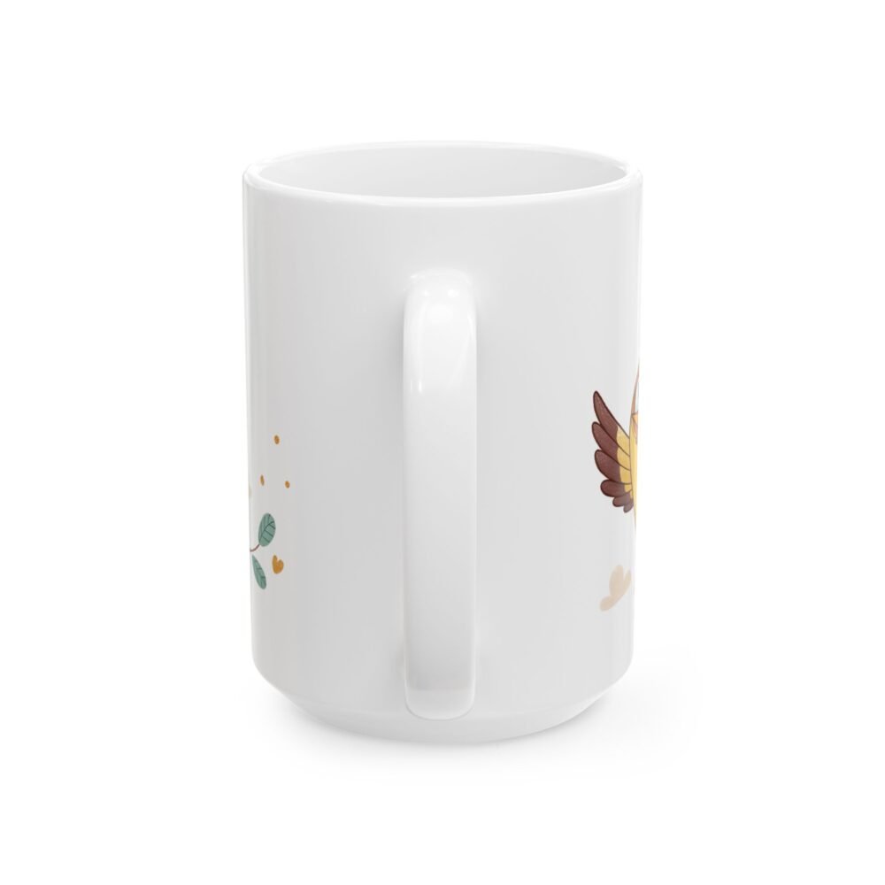 Free as a Bird, Caffeinated as a Human Ceramic Coffee Mug | Funny Bird Lover Gift - Image 11
