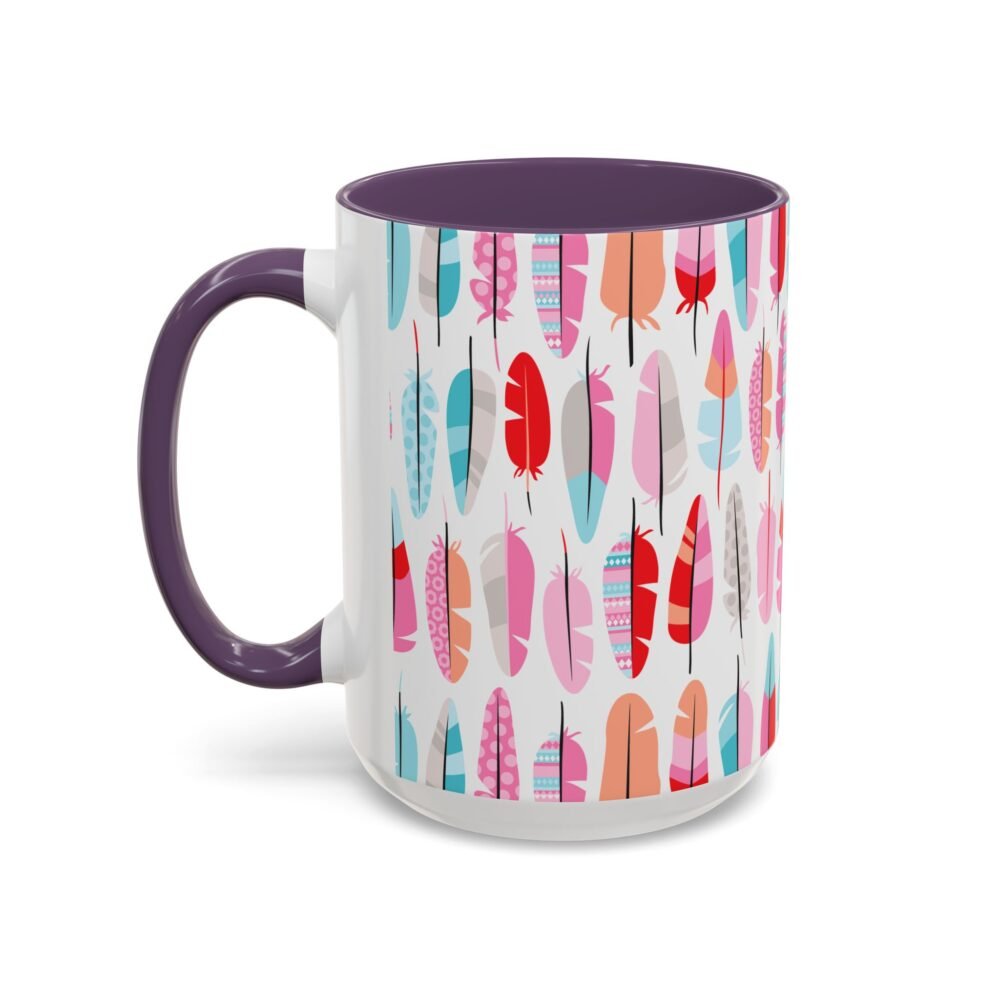 Bohemian bird lover gift mug for tea drinkers