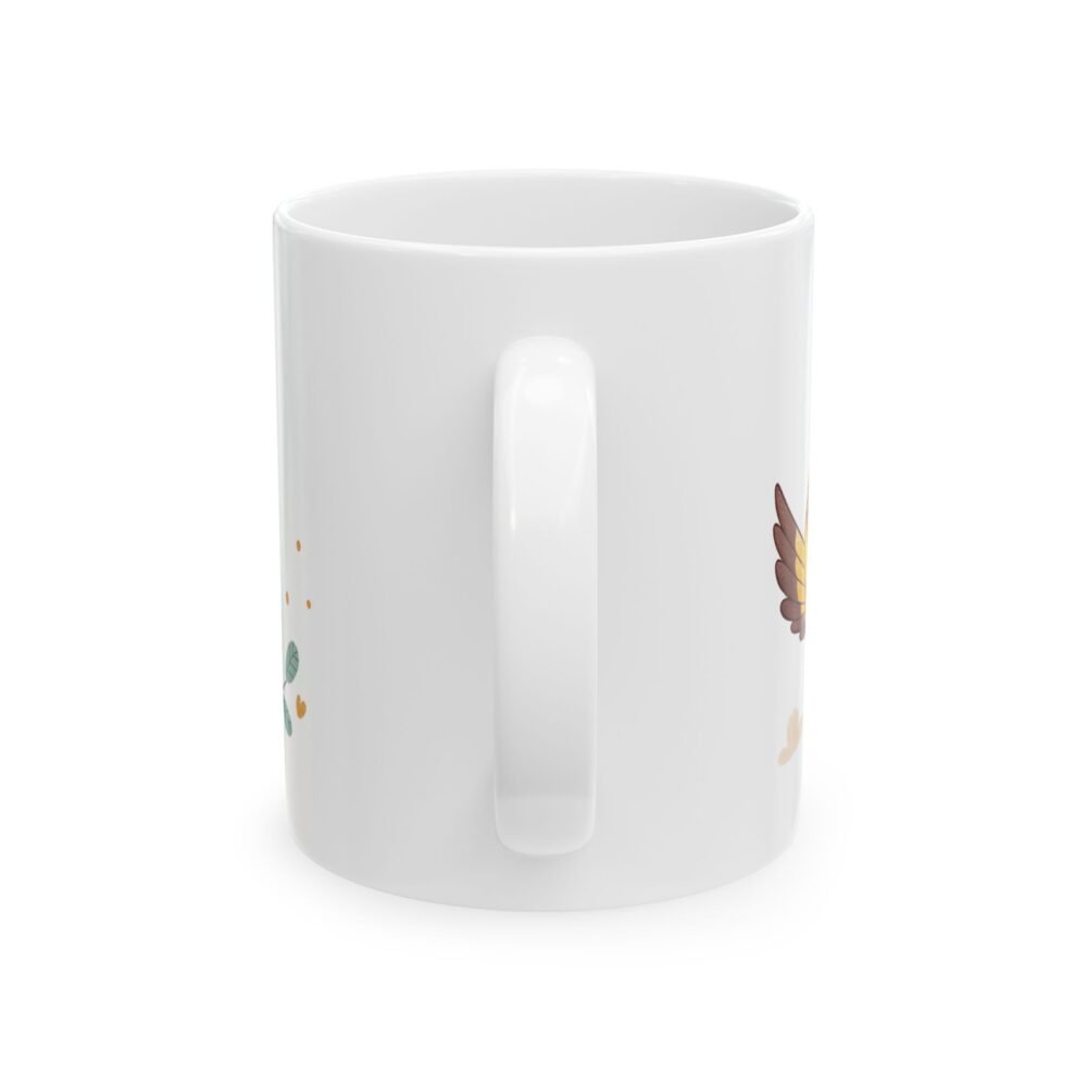 Free as a Bird, Caffeinated as a Human Ceramic Coffee Mug | Funny Bird Lover Gift - Image 3