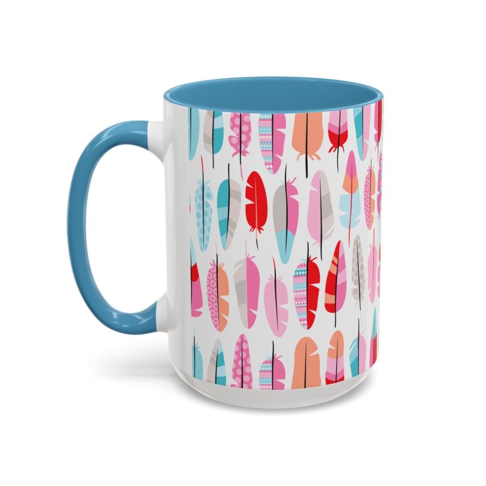Dishwasher safe bohemian style ceramic coffee cup
