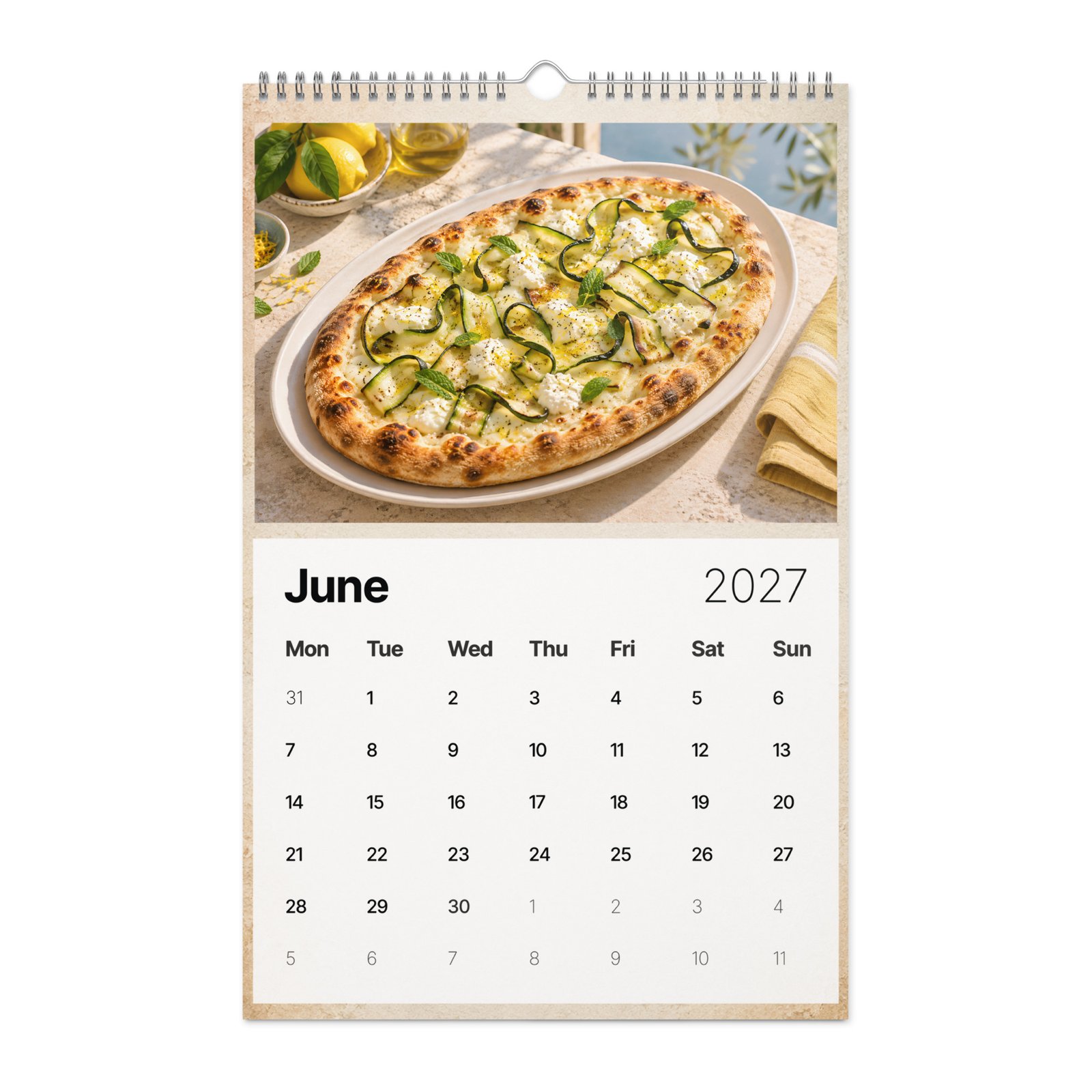 2027 Pizza Wall Calendar – Crust in Season - Image 5
