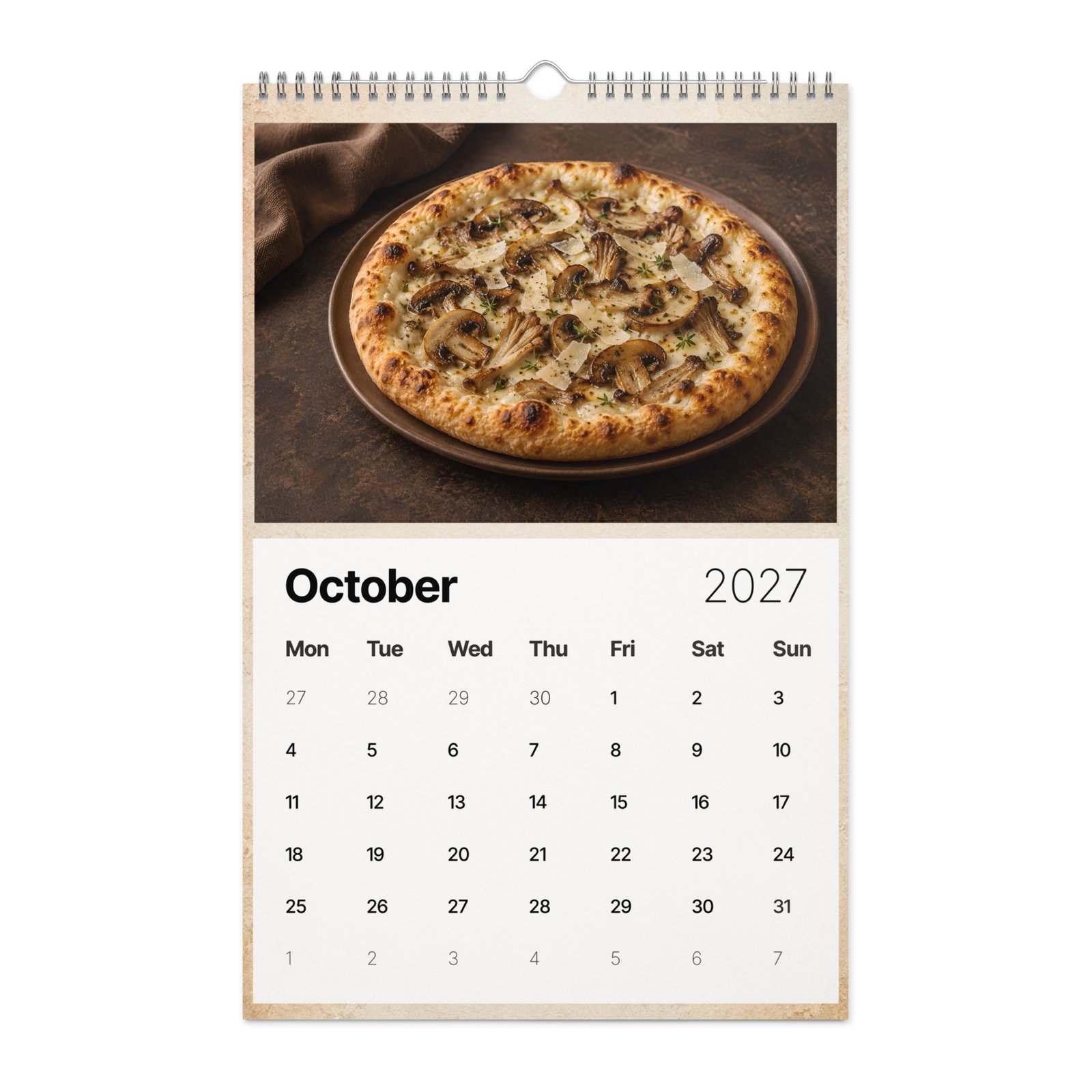 2027 Pizza Wall Calendar – Crust in Season - Image 9