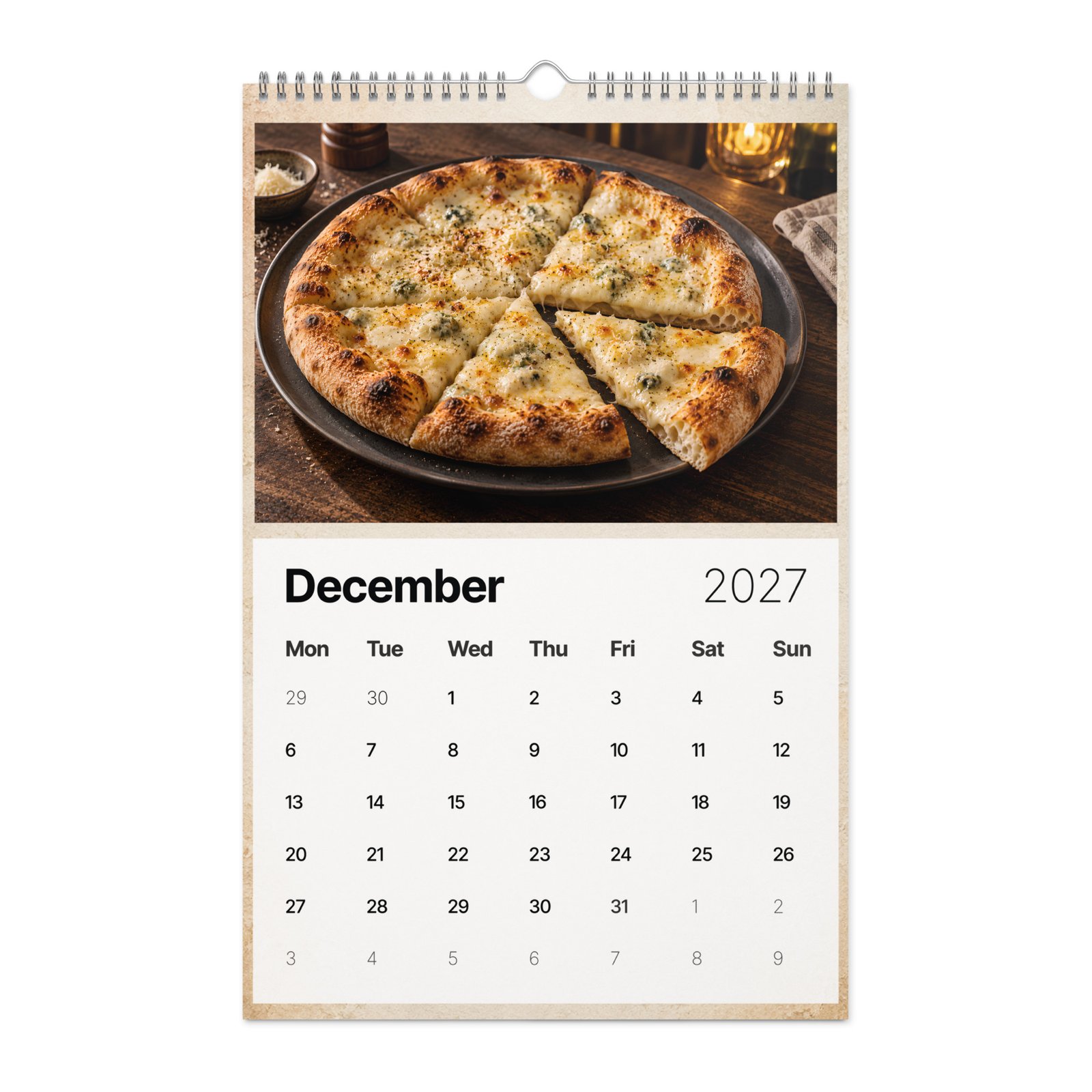 2027 Pizza Wall Calendar – Crust in Season - Image 11
