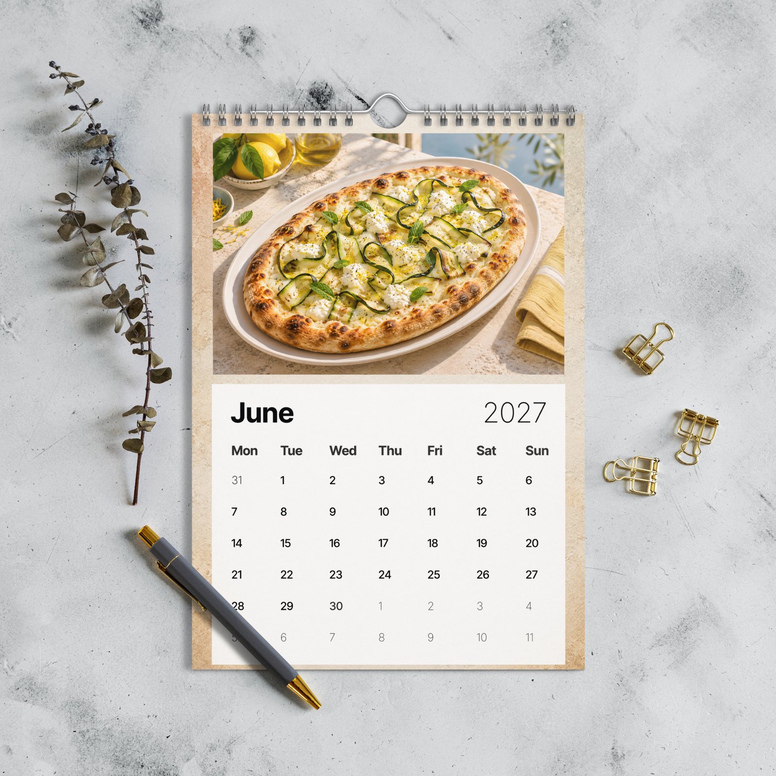 2027 Pizza Wall Calendar – Crust in Season - Image 16