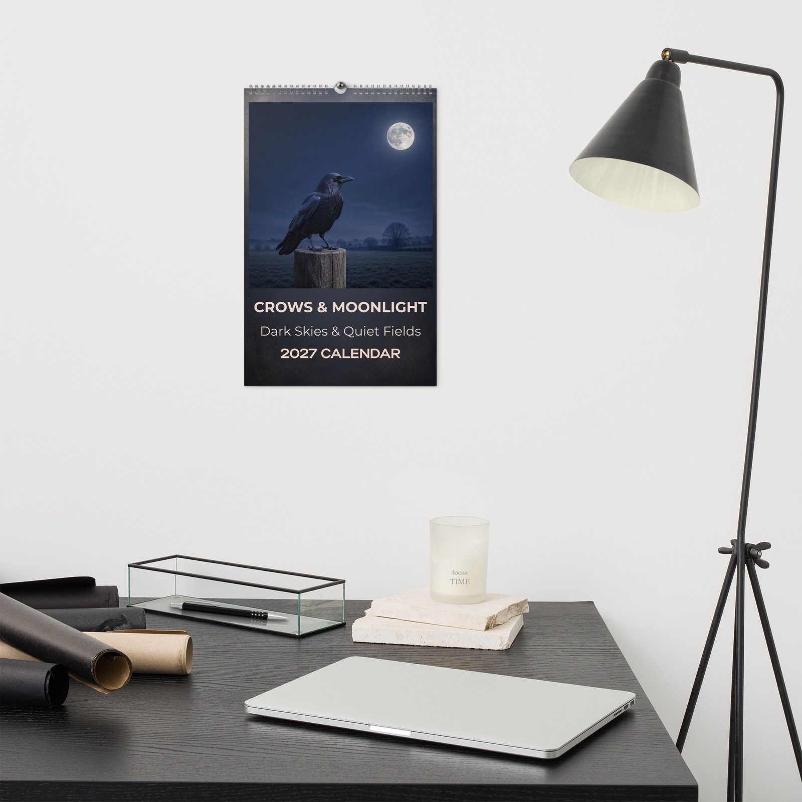 Crows & Moonlight 2027 Wall Calendar – Gothic Crow & Raven Art - Image 7
