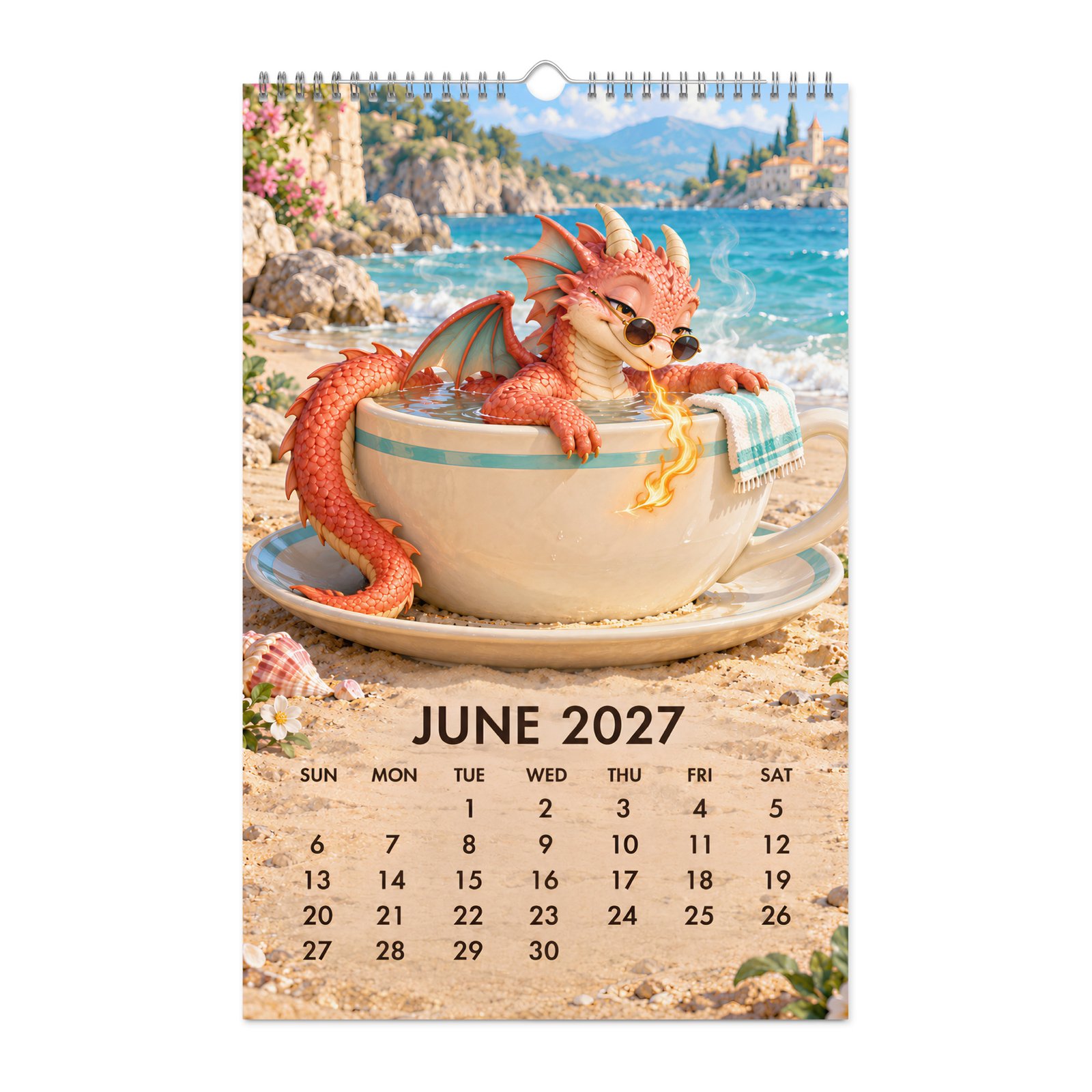 2027 Dragon Wall Calendar – Little Dragons, Everyday Mischief - Image 4
